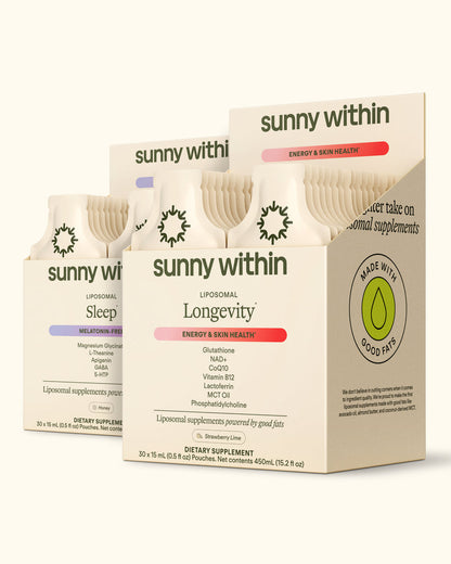 Sunny Within Longevity Strawberry + Sleep Bundle